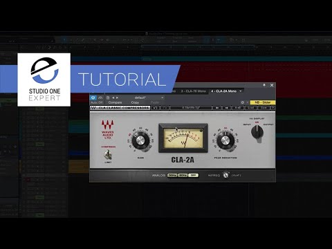 Mixer des voix dans Studio One avec Waves Partie 3 - CLA-2A Compressor / Limiter