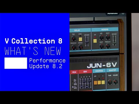 V Collection 8 - Mise à jour du logiciel 8.2 | ARTURIA