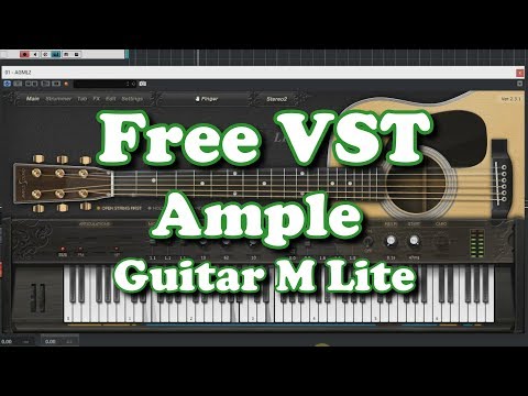 VST gratuit - Ample Guitar M Lite - v2.31 - guitare acoustique réaliste