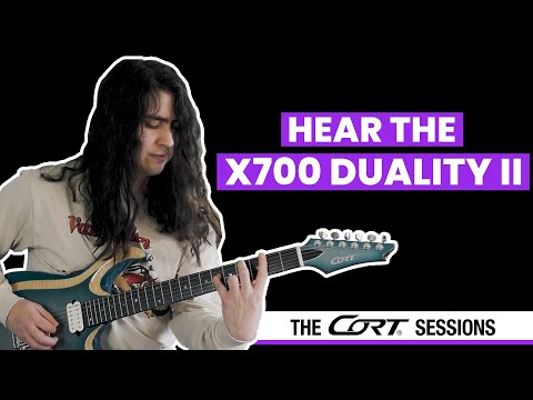 Posłuchaj gitary elektrycznej Cort X700 Duality II