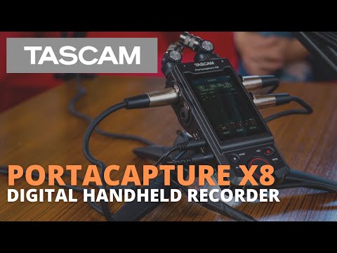 TASCAM Portacapture X8 Handheld Digital Recorder