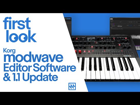 First Look - Korg modwave Editor Software et mise à jour 1.1