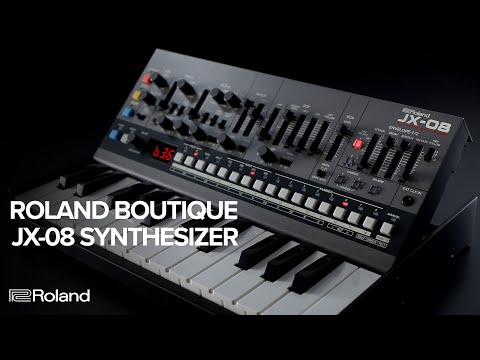 Synthétiseur Roland Boutique JX-08 : Présentation et démo