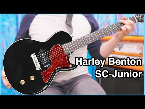 Harley Benton SC Junior Schwarz - P90 Singlecut für $182