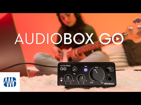 Einführung der PreSonus AudioBox GO™ | Ultra-erschwingliches, kompaktes 2x2 USB Audio Interface