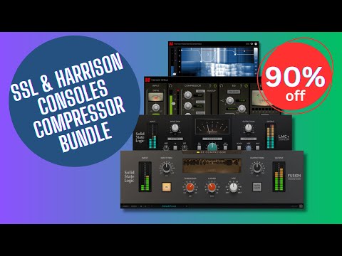 SSL & Harrison Consoles Compressor Bundle - 90% Off 🚀 #ssl