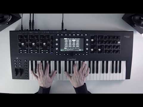 Synthétiseur à clavier Waldorf Iridium Sounddemo