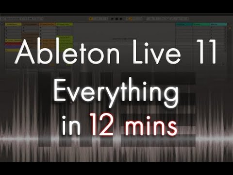Ableton Live 11 - Tutoriel pour débutants en 12 MINUTES ! [COMPLET]