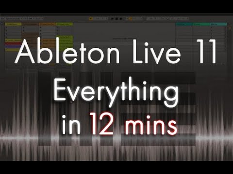 Ableton Live 11 - Tutorial für Einsteiger in 12 MINUTEN! [KOMPLETT]