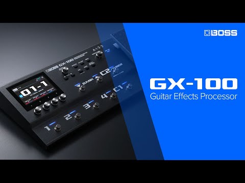 Procesor efektów gitarowych BOSS GX-100 z kolorowym wyświetlaczem dotykowym